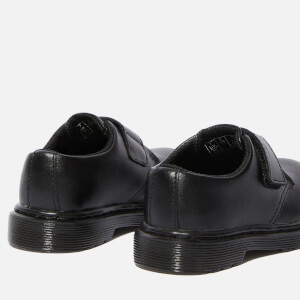 Dr. Martens Toddlers Kamron Strap Shoe Black Patent Allsole