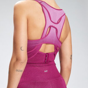 Brassière de sport sans coutures MP Velocity pour femmes – Rose foncé