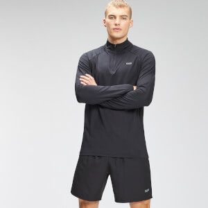 MP Men's Repeat Graphic Training 1/4 Zip - Black