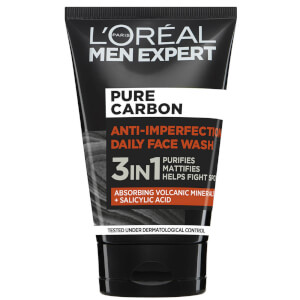 L'Oréal Paris Men Expert Carbono Puro 3 en 1 Lavado Facial Diario 100ml
