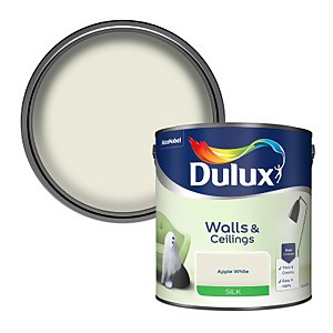 Dulux Silk Emulsion Paint Apple White - 2.5L
