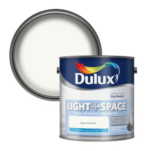 Dulux Light & Space Matt Emulsion Paint Moon Shimmer - 2.5L