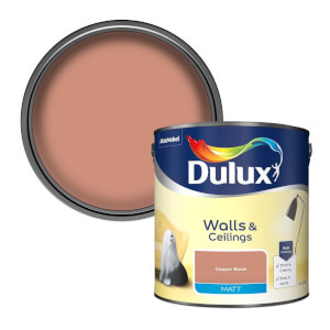 Dulux Matt Emulsion Paint Copper Blush - 2.5L