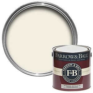 Farrow & Ball Modern Matt Emulsion Paint Wimborne White No.239 - 2.5L