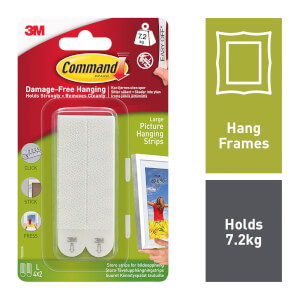 Command Large Picture Hanging Strips - 4 Sets