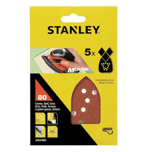 Stanley Mouse Sanding Sheets - 80G - STA31004-XJ
