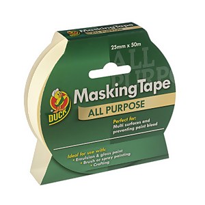 Duck All Purpose Masking Tape - 25mm x 50m