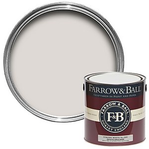 Farrow & Ball Estate Matt Emulsion Paint Strong White No.2001 - 2.5L
