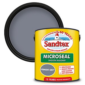 Sandtex Ultra Smooth Masonry Paint Vermont Grey - 2.5L