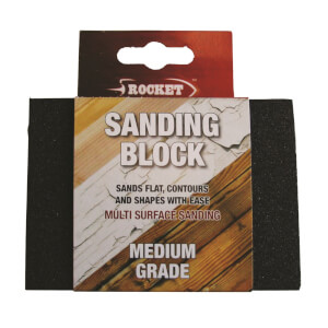 Rocket Sanding Sponge Medium Grade Homebase