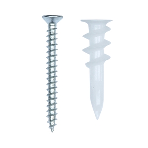 Wall Strip Toggle and Screw Fixings - 10 Pack