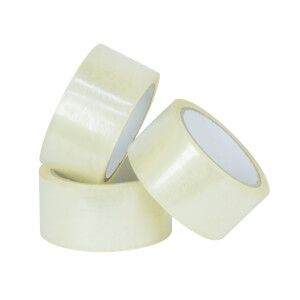 Clear Packaging Tape 3 Pack 48mm x 50m