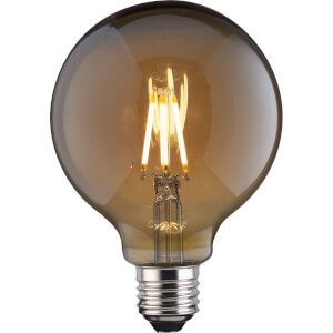 LED Filament Globe 6W E27 Vintage Light Bulb
