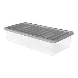 43L Storage Box with Clear Base and Lid