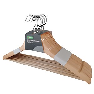 Wooden Clothes Hangers - 8 pack