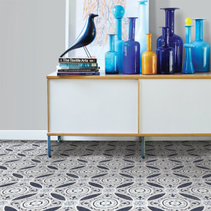 FloorPops Peel and Stick Self Adhesive Floor Tiles Sienna - 0.93 sqm Pack