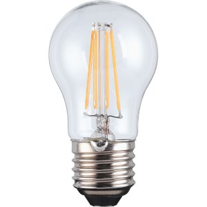 TCP Filament Globe Clear 40W ES Warm Dimmable Light Bulb