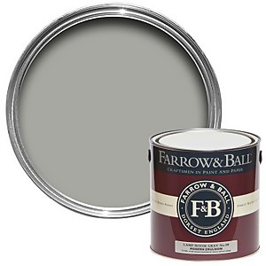 Farrow & Ball Modern Matt Emulsion Paint Lamp Room Gray No.88 - 2.5L