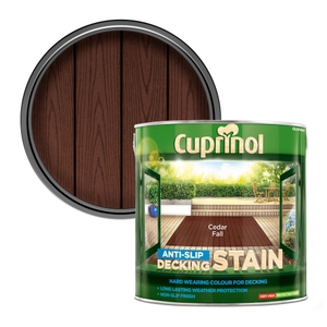 Cuprinol Anti-Slip Decking Stain Cedar Fall - 2.5L