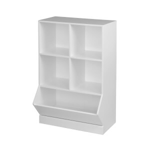 Kids 2x2 Compact Cube Storage Unit with Toy Bin Homebase