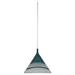 Electric lawn clearance rake homebase
