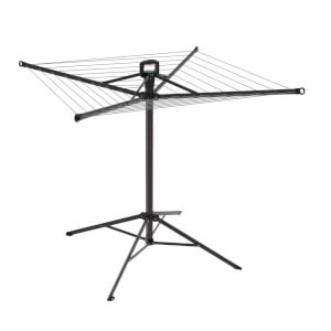 Pop Up Airer Aluminium Homebase