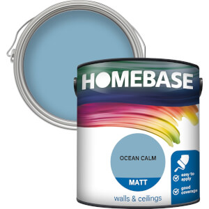 Homebase Matt Emulsion Paint Ocean Calm - 2.5L