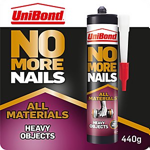 UniBond Materials No More Nails All Materials Heavy Objects Grab Adhesive Cartridge 440g