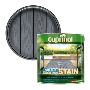 Cuprinol Anti-Slip Decking Stain Silver Birch - 2.5L