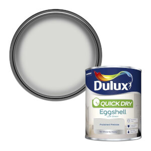 Dulux Quick Dry Eggshell Paint Polished Pebble - 750ml