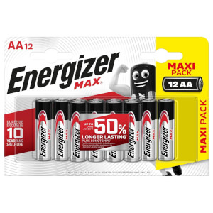 Energizer MAX Alkaline AA Batteries - 12 Pack