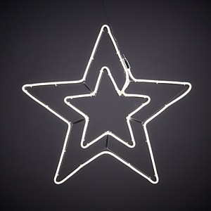 Neon christmas star