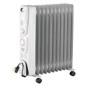 11 Fin Oil Radiator Heater 2500W | Homebase