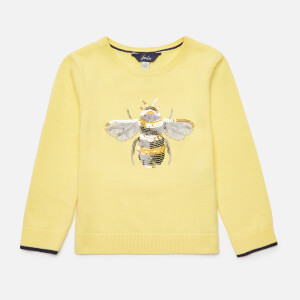 Joules Girls Miranda Jumper Yellow Bee TheHut