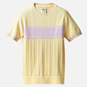 adidas X Wales Bonner Men's Knitted T-Shirt - Mist Sun - S