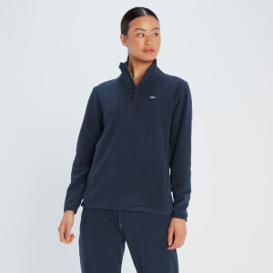 MP Women's Rest Day 1/4 Zip Fleece - Navy - XXS