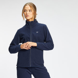 MP Women's Rest Day Fleece Zip Through Jacket - Navy