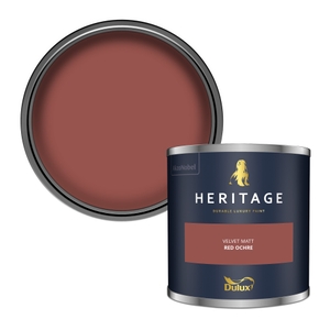 Dulux Heritage Matt Emulsion Paint Red Ochre - Tester 125ml