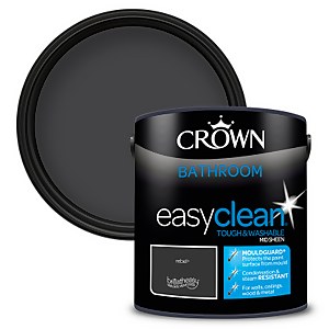 Crown Easyclean Bathroom Mouldguard+ Mid Sheen Paint Rebel - 2.5L