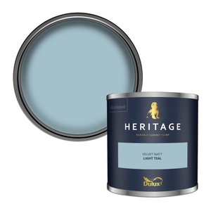 Dulux Heritage Matt Emulsion Paint Light Teal - Tester 125ml