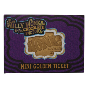 DUST! Willy Wonka Mini Biglietto d'Oro - Lingotto in Esclusiva Zavvi
