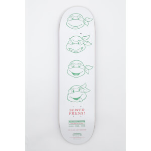 Teenage Mutant Ninja Turtles DUST! Exclusive White Skateboard Deck - Limited to 500 pieces only