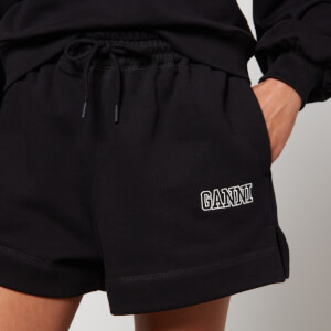 ★Ganni★ Software Isoli Drawstring Shorts Egglet T2924135 Black Black Isoli Drawstring Shorts | GANNI US