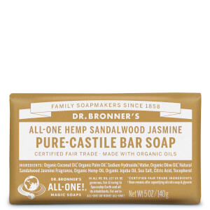 Dr. Bronner's Pure Castile Bar Soap - Sandalwood and Jasmine 140g