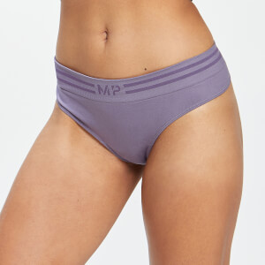 MP Women's Seamless Thong - Smokey Purple