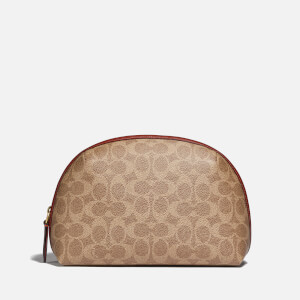 Coach Women's Signature Julienne Cosmetic Case - Tan Rust