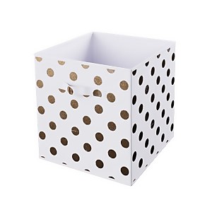 Living Elements Compact Cube Foil Spot Insert - White & Gold