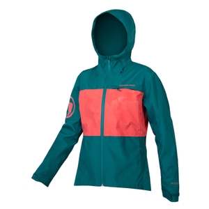 Women's SingleTrack Waterproof Jacket II - Spruce Green - XXL