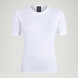 Kurzarm Translite Baselayer für Herren - Weiß