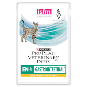 PRO PLAN Veterinary Diets EN St/Ox Gastrointestinal Katze Frischebeutel Huhn 10x85g